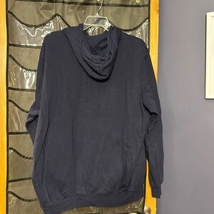 Means Adidas sweatshirt, navy blue, and color hooded